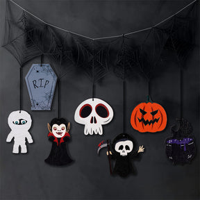 24 pcs Halloween Wooden Hanging Ornaments - SHareconn