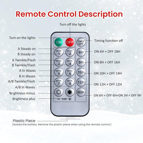 Set of 2 18 Inch Lighted Outdoor Christmas Tree with Remote, Porch & Yard