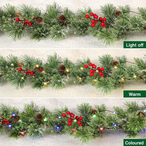 2Pack SHareconn 9FT Smokey Christmas Garland