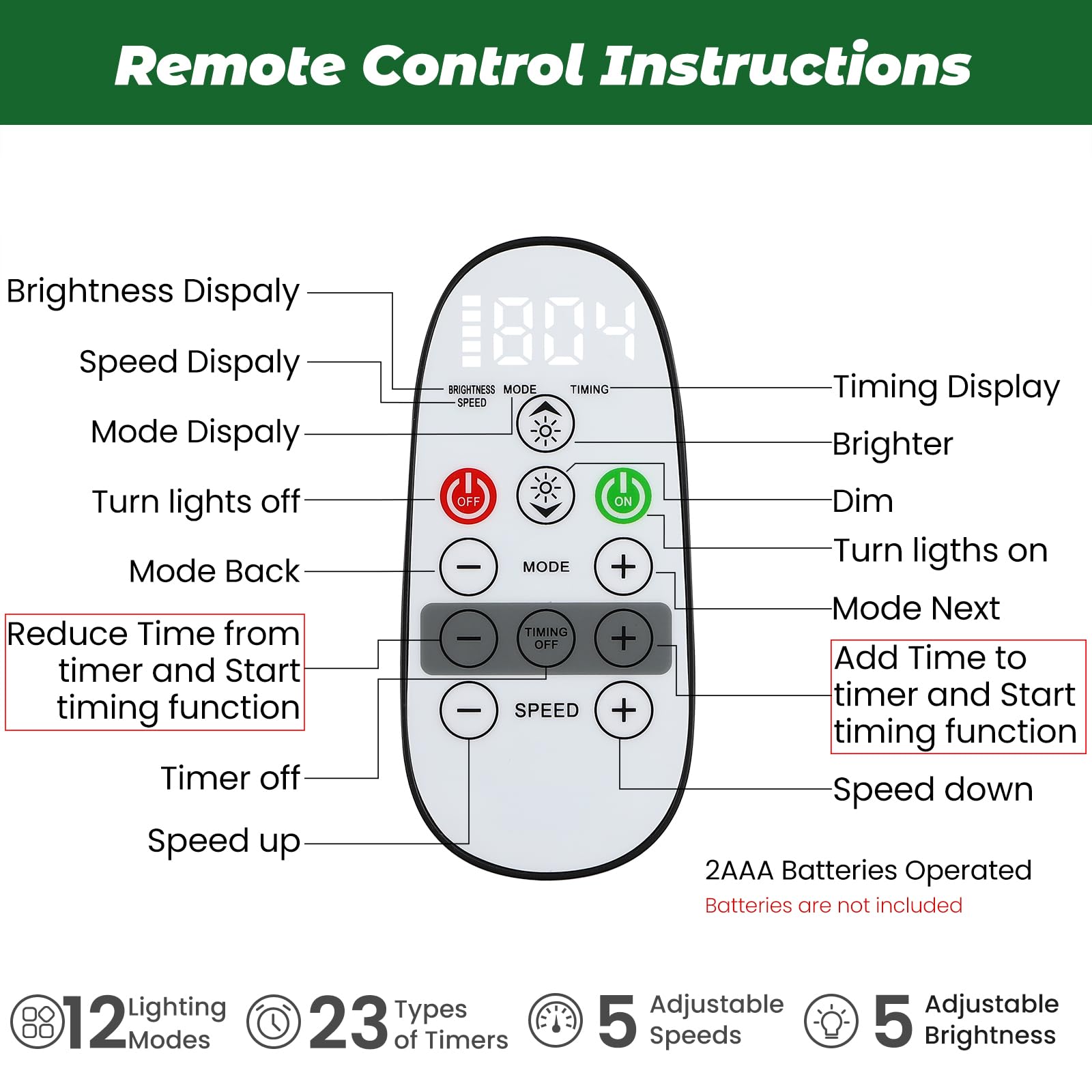 6ft Prelit Artificial Hinged Warm White & Color LED Changing Lights Christmas Tree with Remote Control