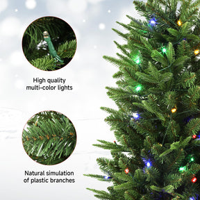 2 ft Small Mini Prelit Artificial Christmas Tree with Color LED Lights