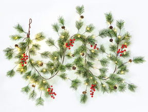 2Pack SHareconn 9FT Smokey Christmas Garland